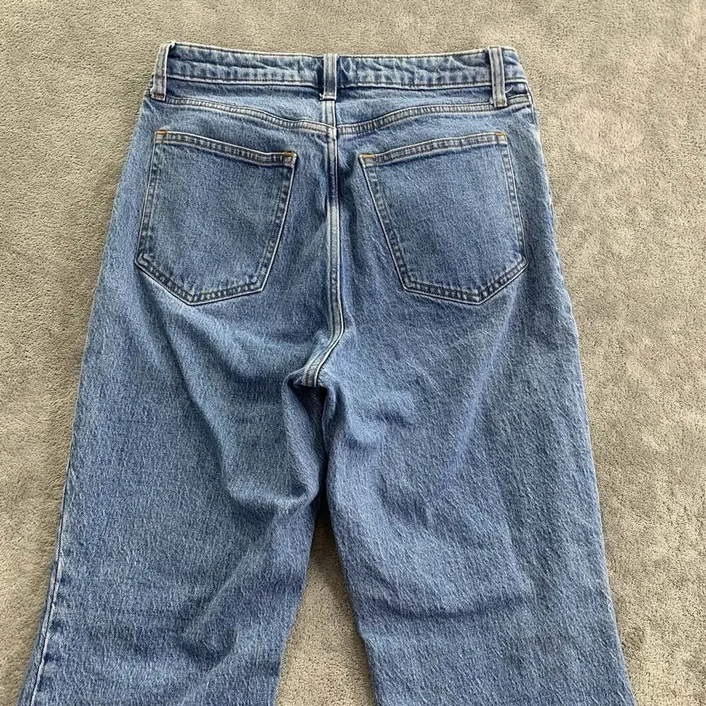 Abercrombie & Fitch The Vintage Flare High Rise Jeans 29/8R Curve Love Boho Y2K